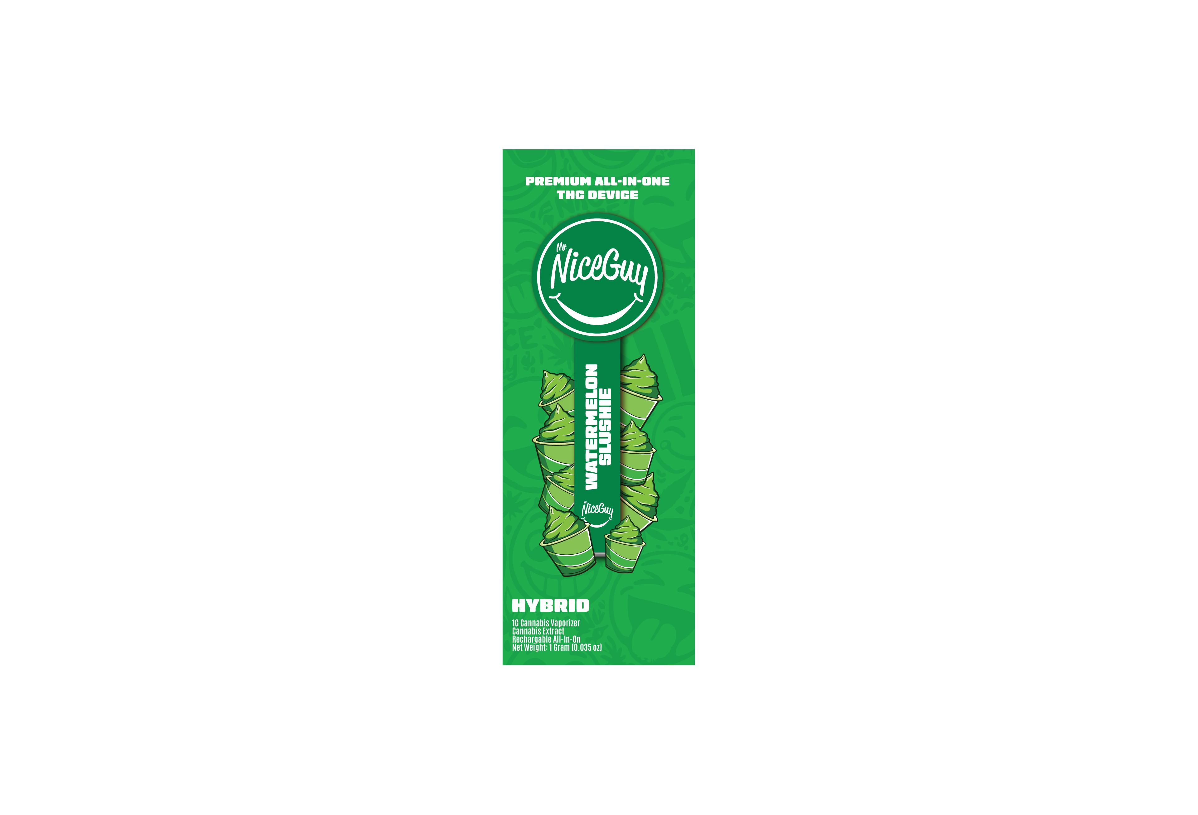 Photograph of product: 1G DISPOSABLE - WATERMELON SLUSHIE