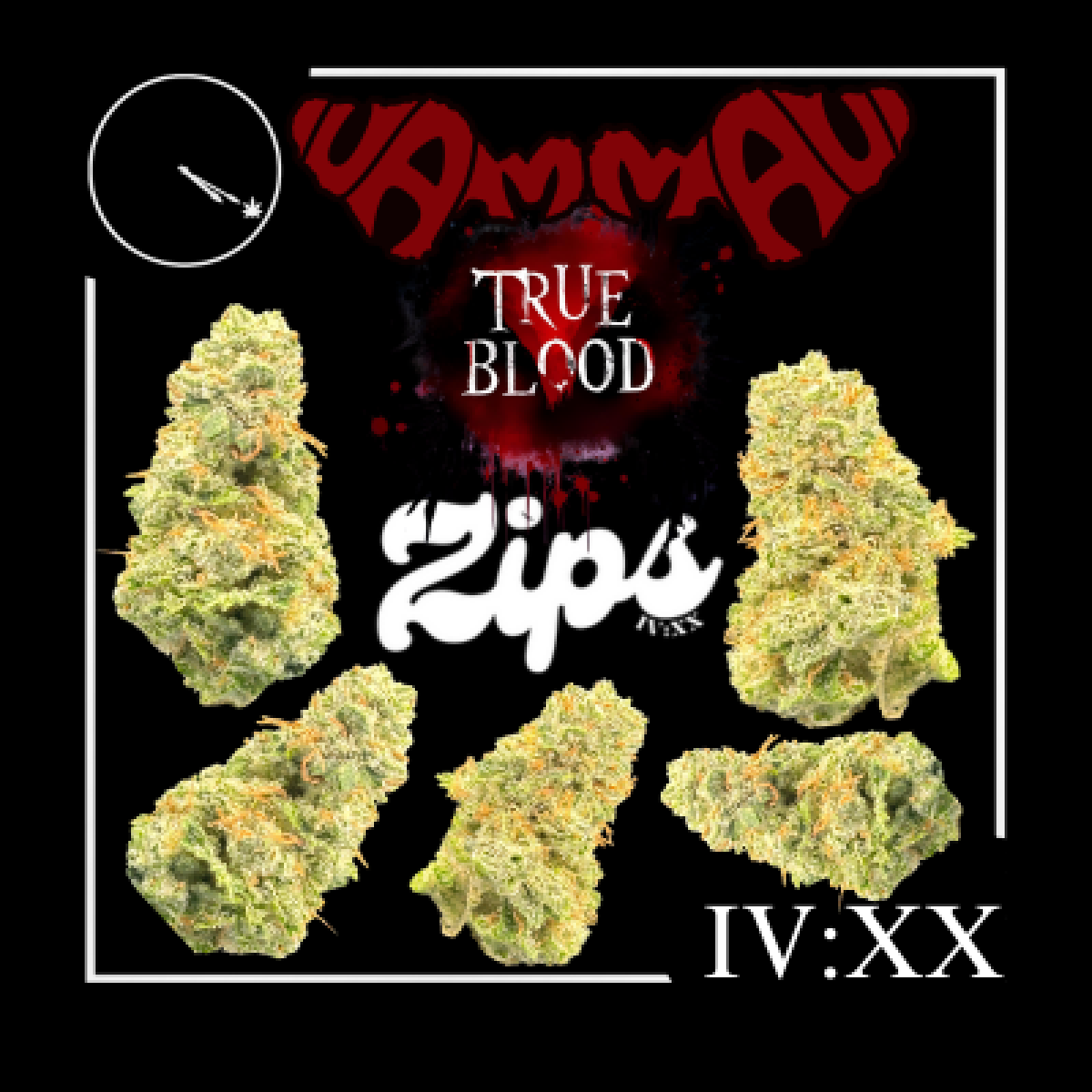 Photograph of product: Maui True Blood - Buds 3.5g