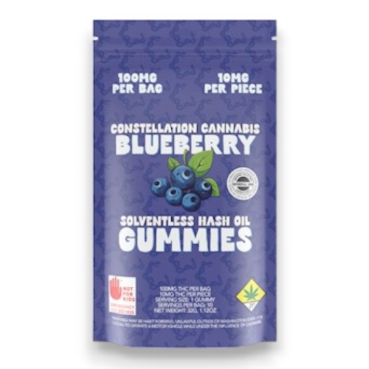 Photograph of product: Blueberry 10pk Full Spectrum Gummies (Gravity)