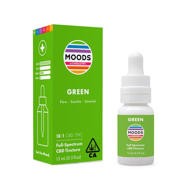 Photograph of product: Green Moods 18:1 CBD/TH-oui - 