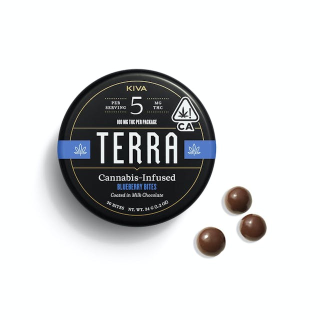 Photograph of product: Terra Blueberry Bites | 100mg