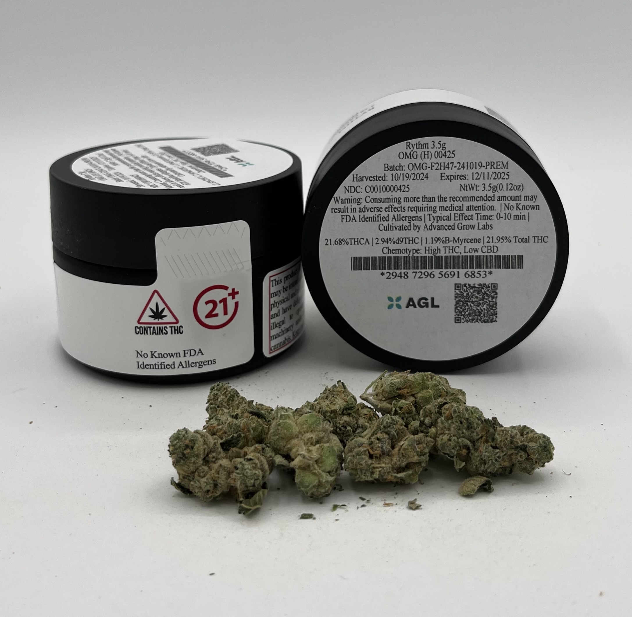 Photograph of product: Rythm: OMG 3.5g (H) 00425