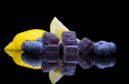Photograph of product: Rodeo Live Rosin Blueberry Lemon 100mg Gummies (I) 00125
