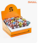 Photograph of product: 4.5" Bulk Pipes - Assorted Colors - Sireel