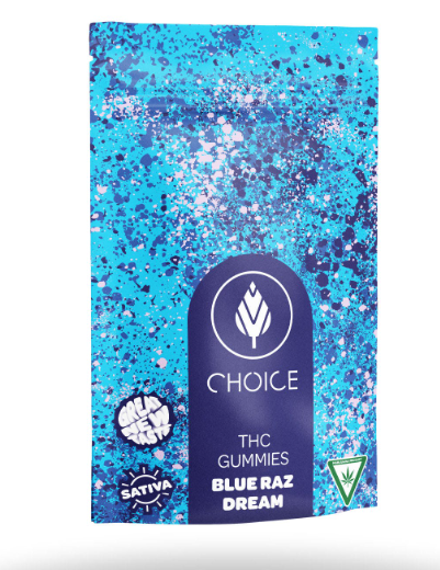 Photograph of product: Blue Raz Dream | Gummies | 100mg
