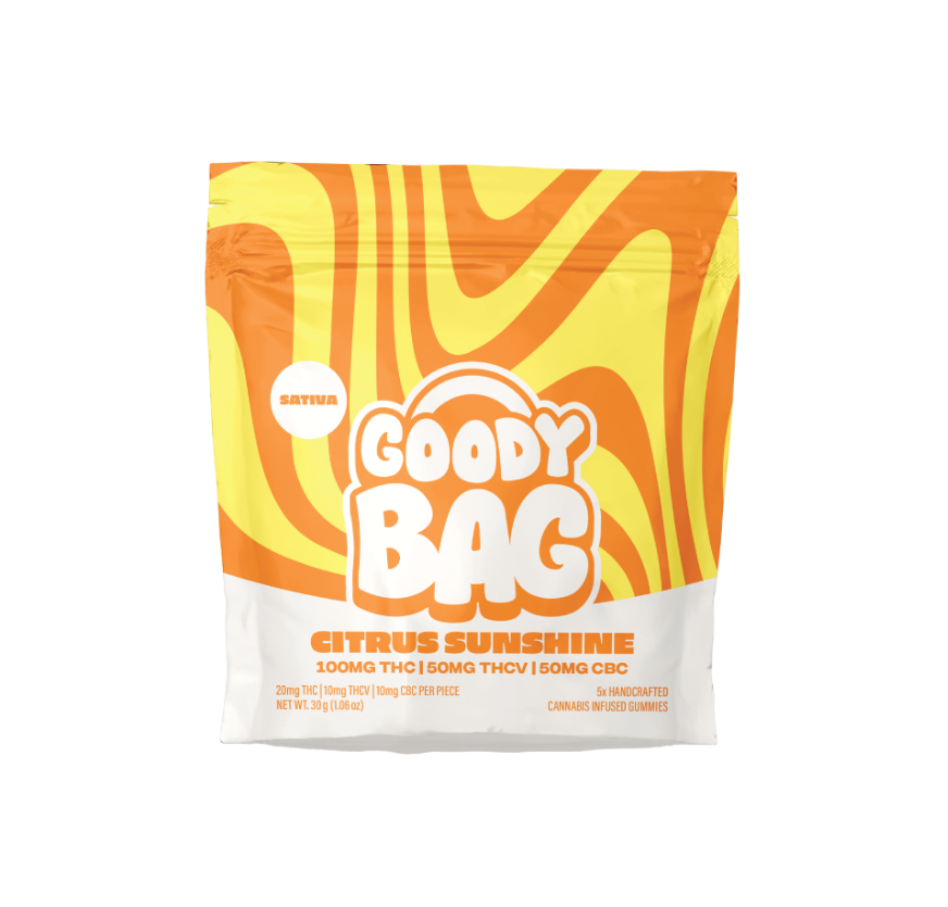 Photograph of product: Gummy Citrus Sunshine 2:1:1 TH-oui/TH-ouiV/CBC [5pk] | 100mg