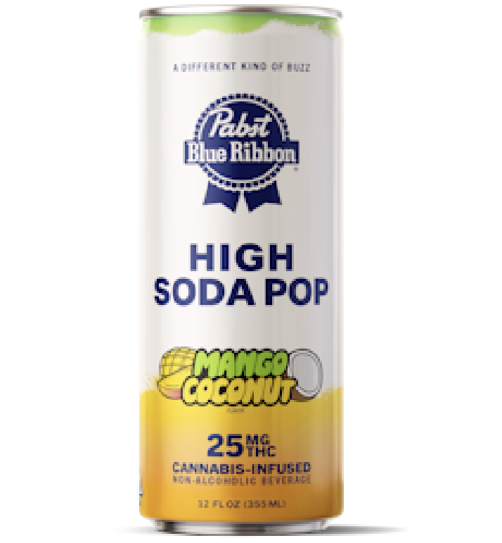 Photograph of product: 25mg Mango Coconut (Hybrid) High Soda Pop $7
