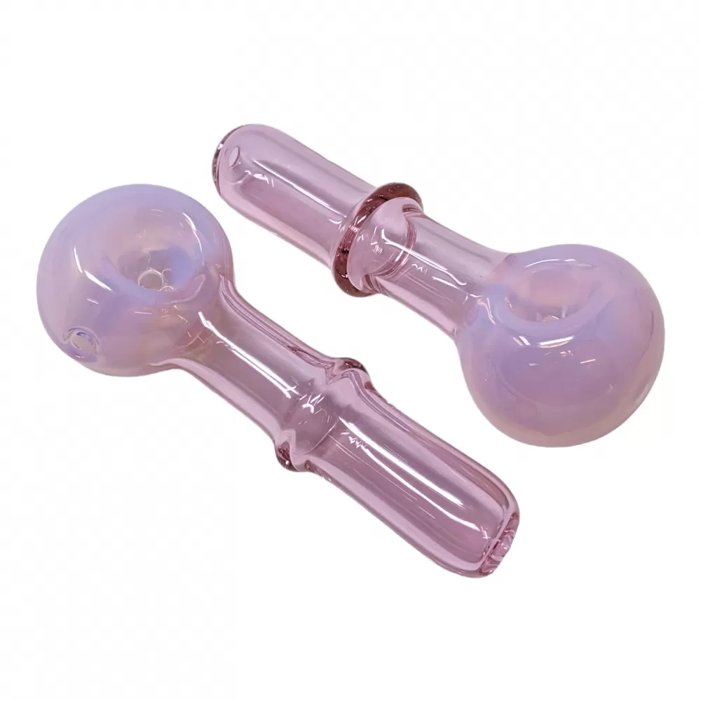 Photograph of product: 5" | Spoon Hand Pipe | Single Rim Joint | Pink