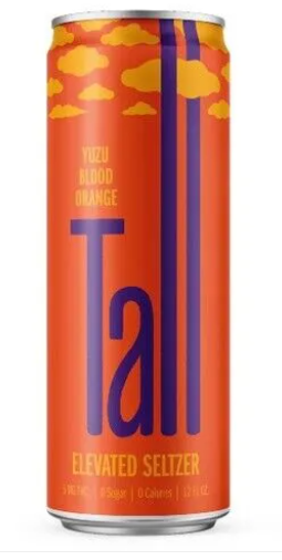 Photograph of product: Yuzu Blood Orange Elevated Seltzer (5mg) (Tall)