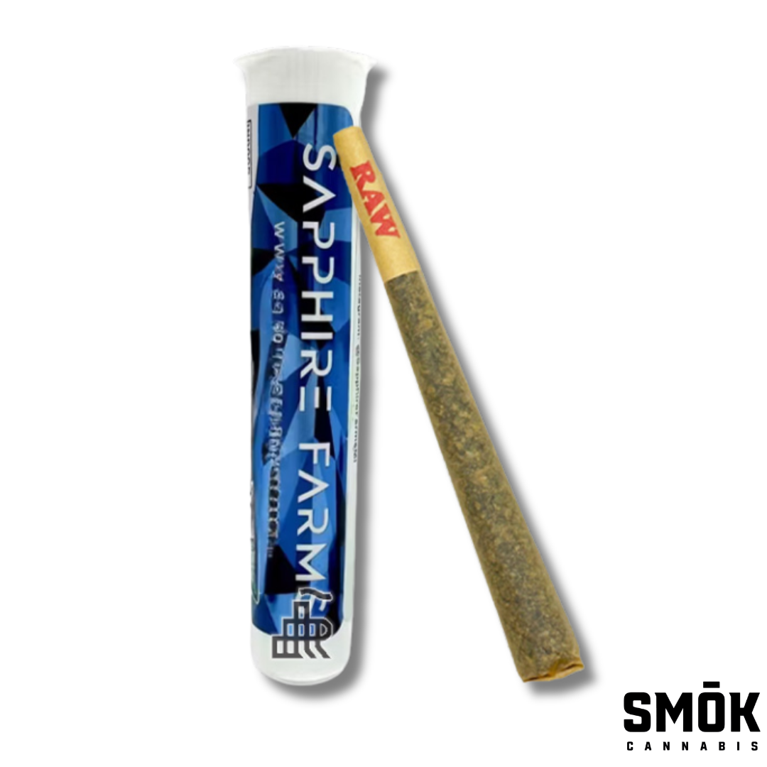 Photograph of product: Sapphire Farms Organic Pre Roll Oui'd Cali Dream