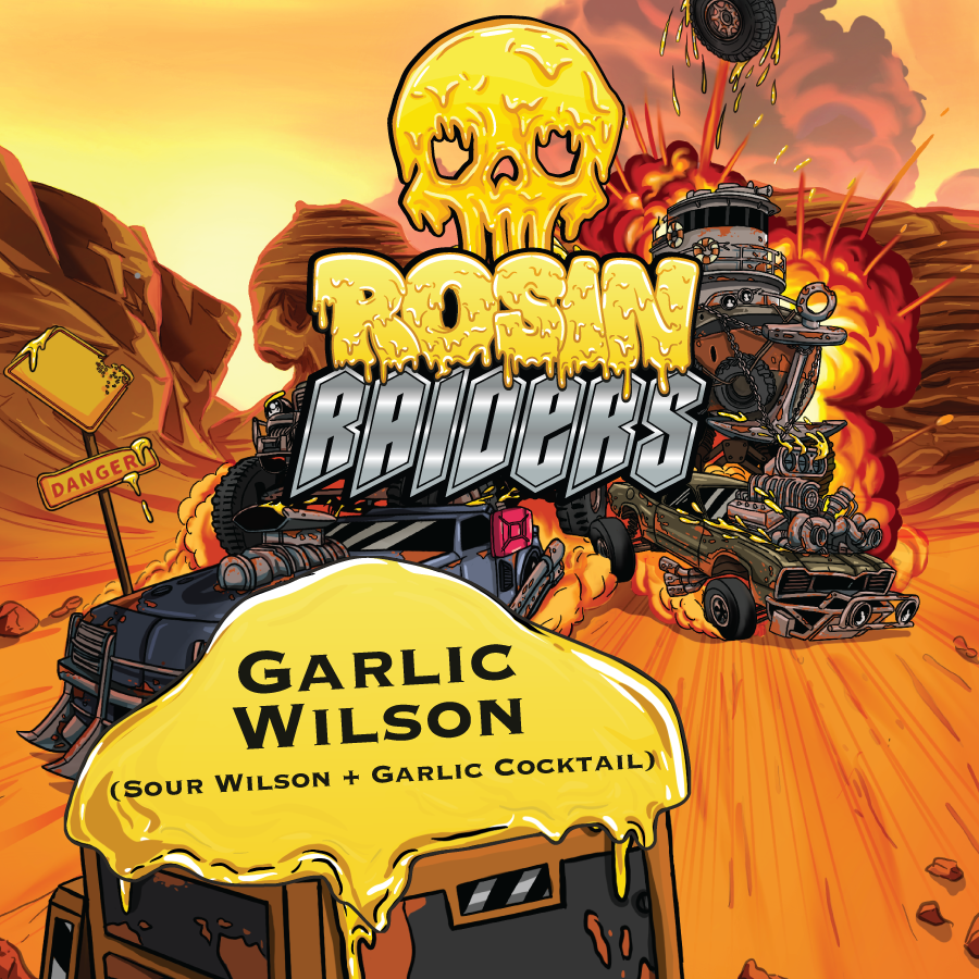 Photograph of product: Garlic Wilson Rosin Cartridge (Rosin Raiders)