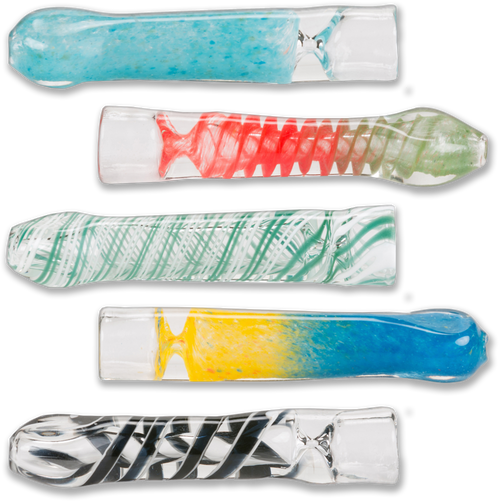 Photograph of product: Glass Chillum (3") Assorted Colors