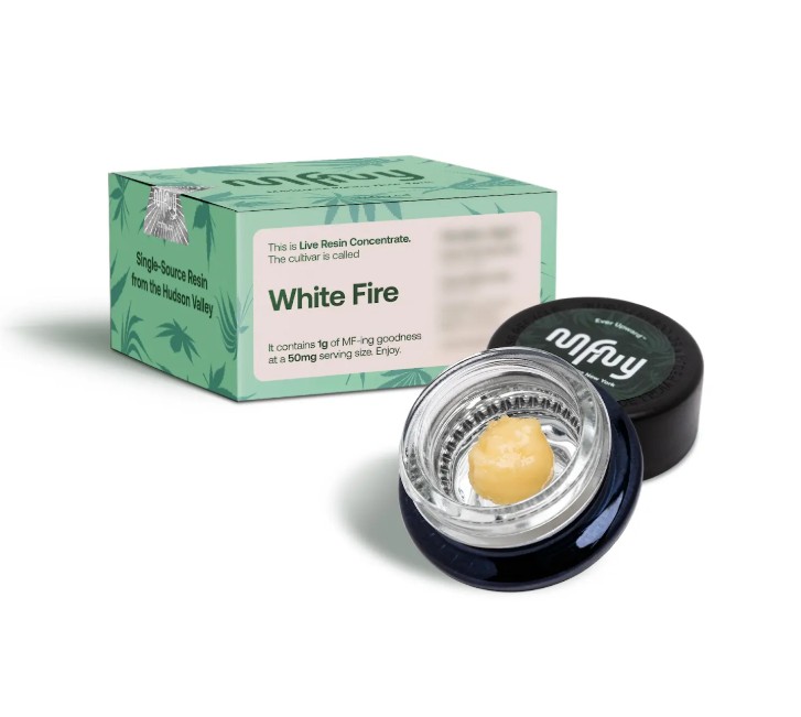 Photograph of product: MFNY | White Fire | Live Resin Badder