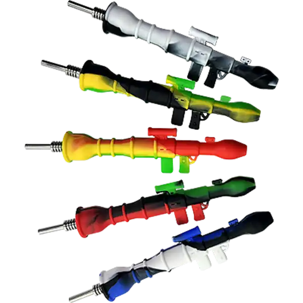 Photograph of product: 6" Silicone Bazooka Dab Straw