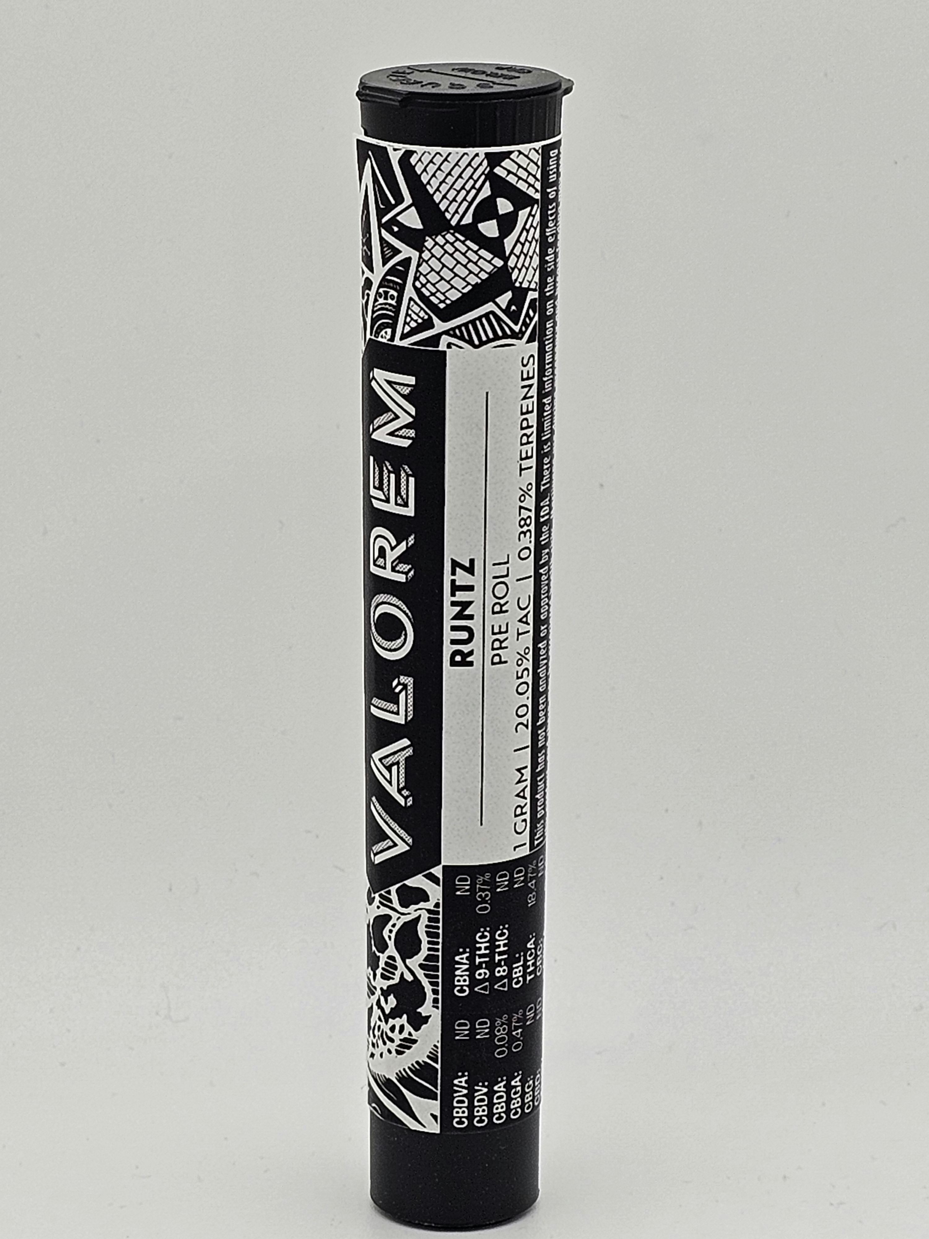 Photograph of product: RUNTZ 1G PREROLL (I)