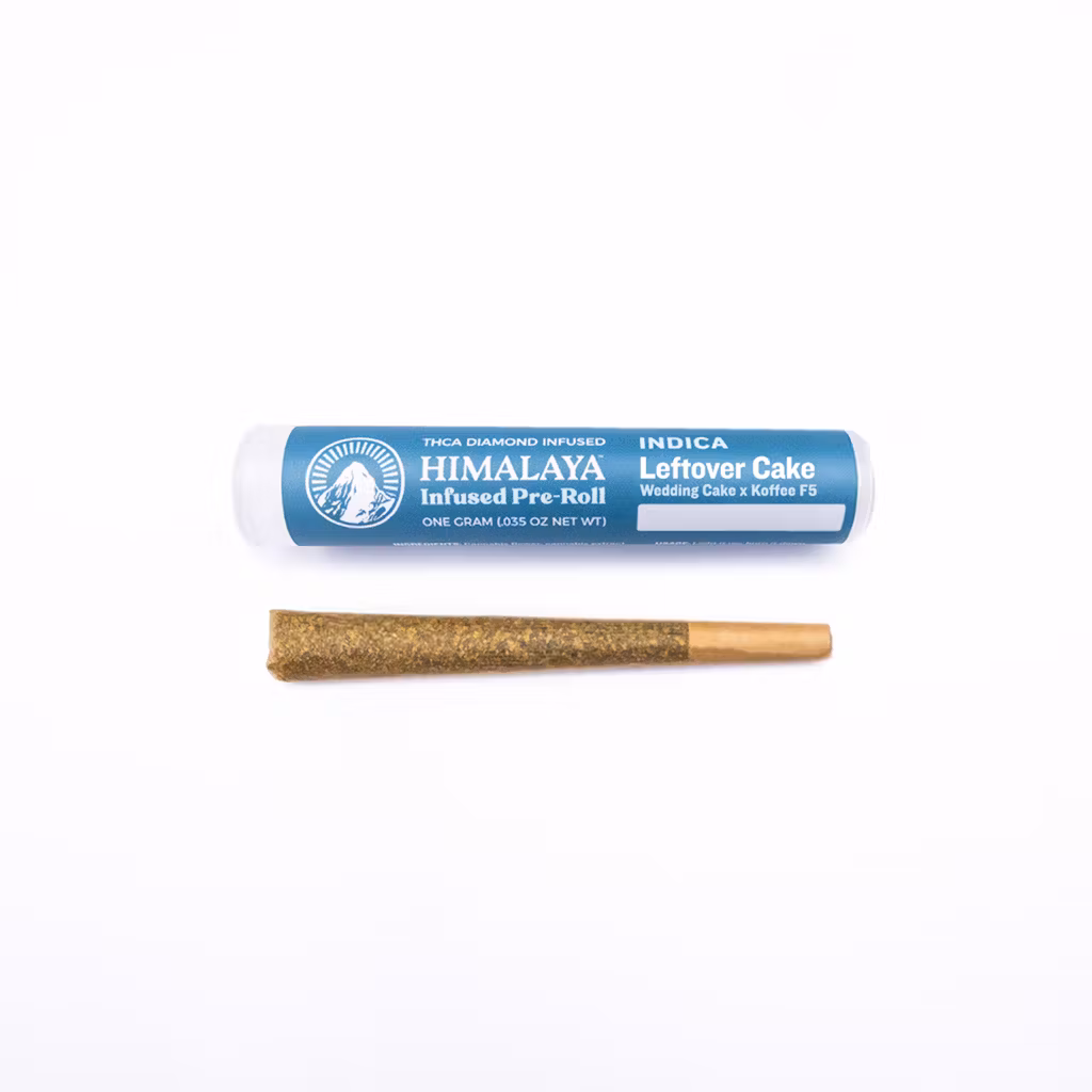 Photograph of product: 1g Leftover Cake (Oui'd) Infused Pre-roll TH-oui:37% $9 or 2/$15