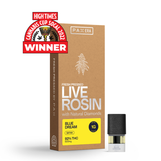 Photograph of product: PAX - Live Rosin Pod - (S) Blue Dream 1g