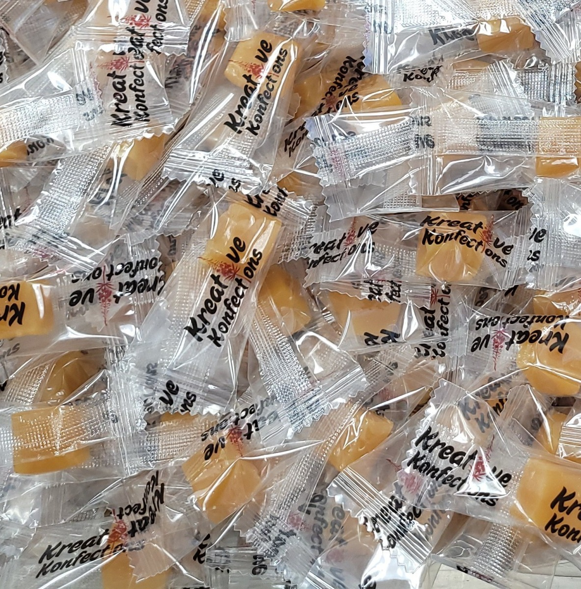Photograph of product: Cherry 1:1 (100mg) Oui'd Heavenly Soft Chews 10pk by Kreative Konfections