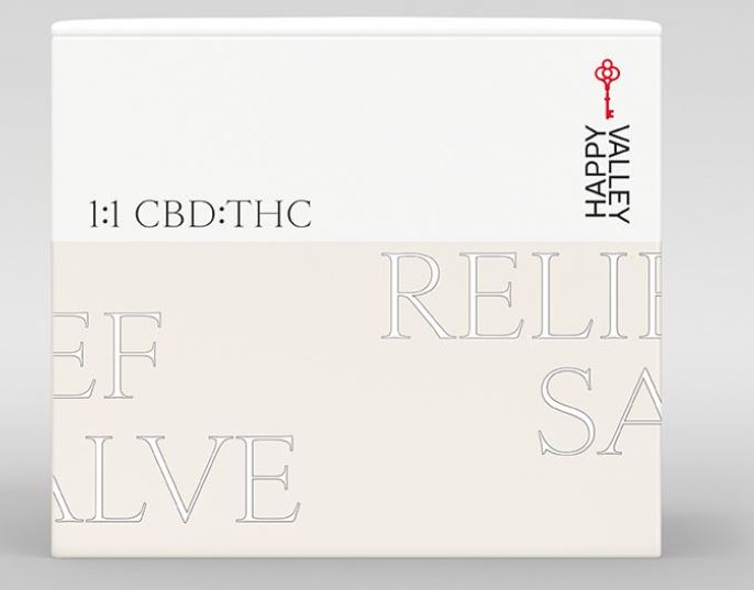 Photograph of product: Relief Salve 1:1 TH-oui:CBD