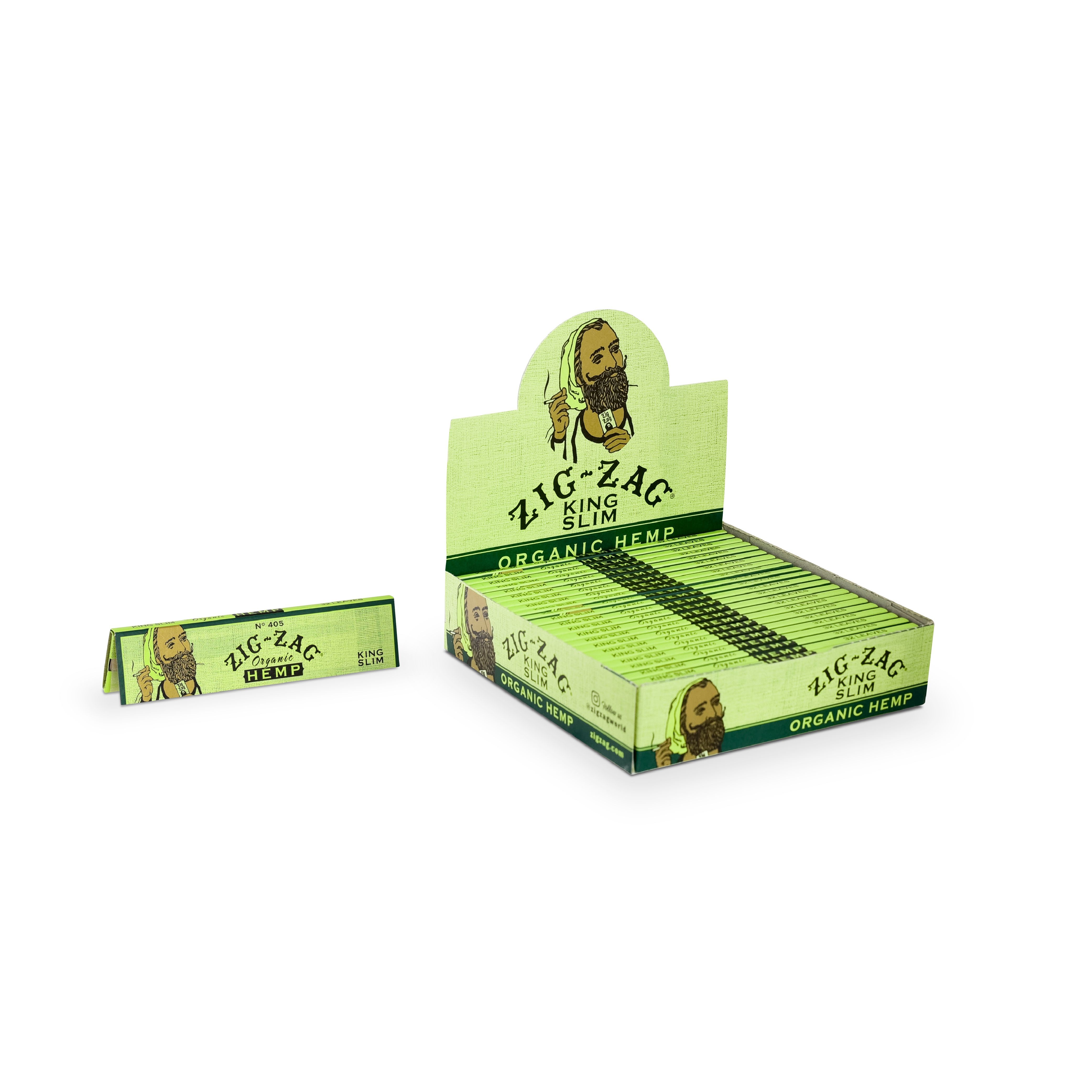Photograph of product: papers ZZ Organic Hemp King Slim Zig Zag