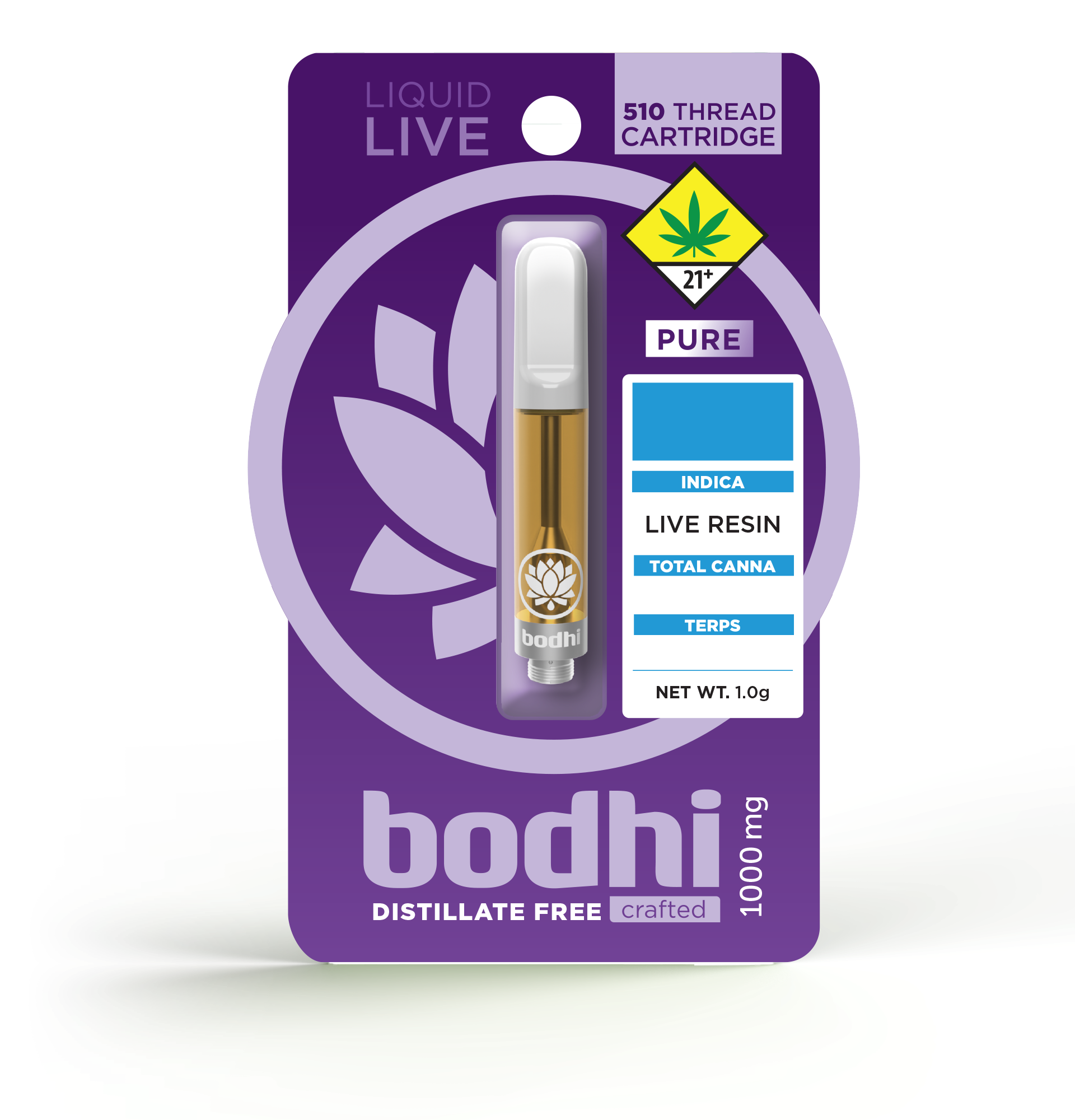Photograph of Product: Bodhi Pure - Cookies & Cream (H) - Vape - LR 510 - 1g