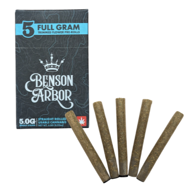 Photograph of product: Benson Arbor - Mimosa Preroll 5pk (SH)