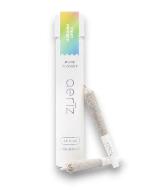Photograph of product: Rainbow Pave Kief Infused Pre Rolls