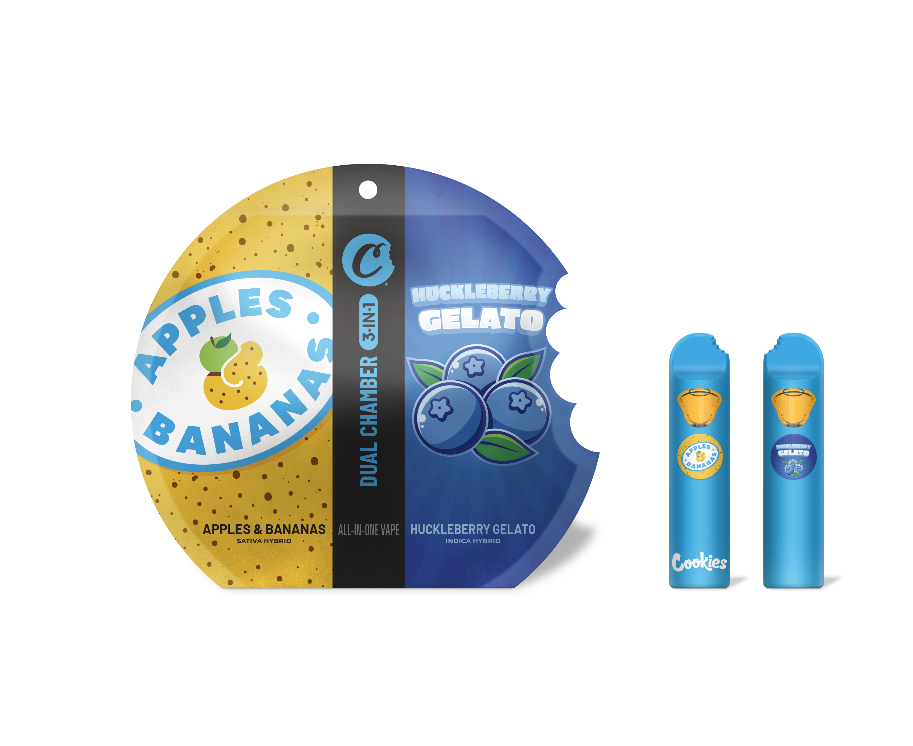 Photograph of product: London Pound Cake #75 x Hawaiian Rain Dual Disposable Pen 1g - Cookies