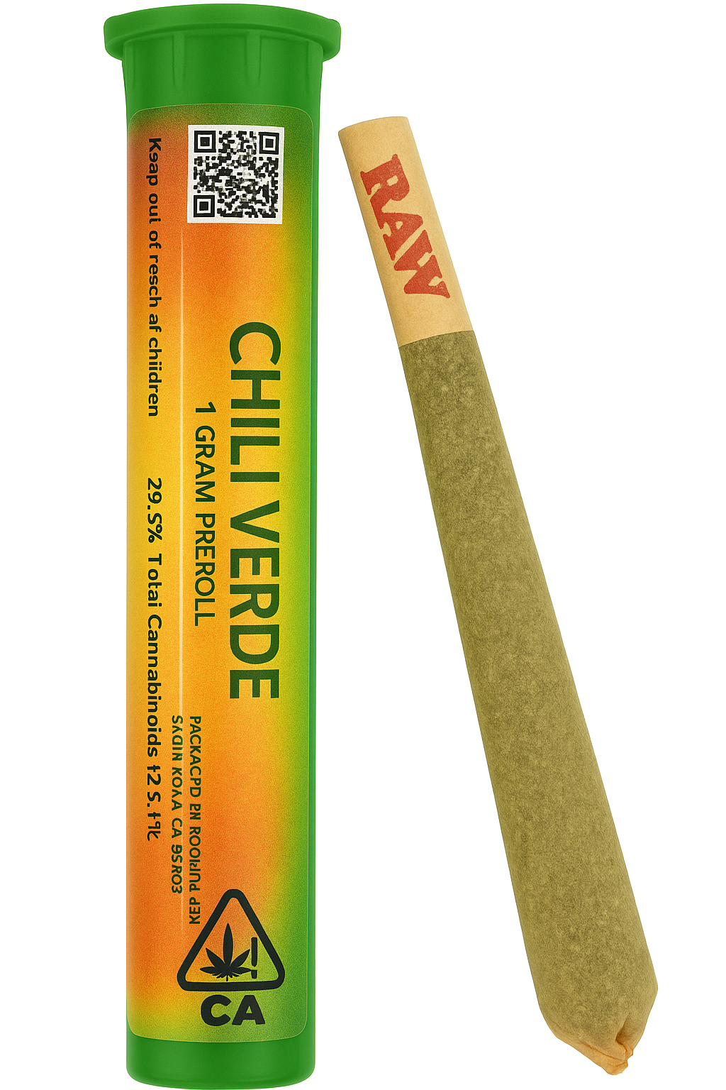 Photograph of product: Green Co. Ventures | Chile Verde | 1g Pre-Roll