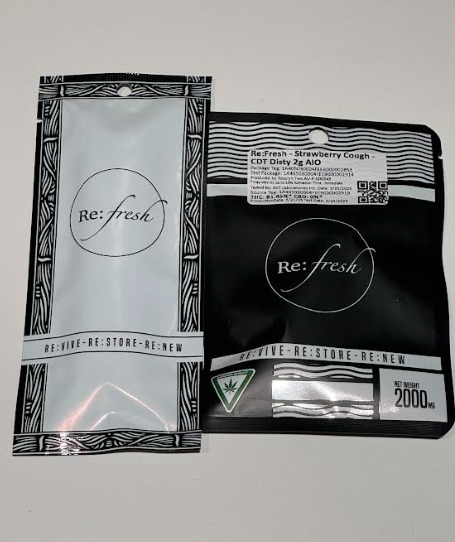 Photograph of product: ReFresh | Super Lemon Haze | Disposable Cartridge | 2g