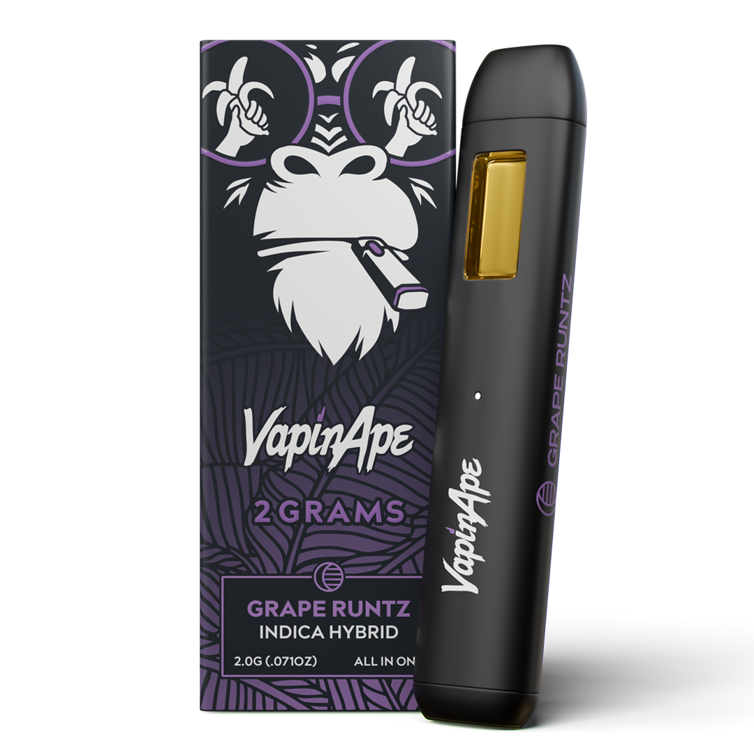 Photograph of product: Vapin Ape - Disposable 2g - Grape Runtz - Oui'd