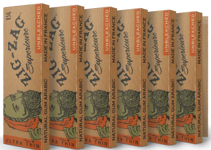 Photograph of product: Zig-Zag - Unbleached Rolling Papers - - 1 1/4 Size