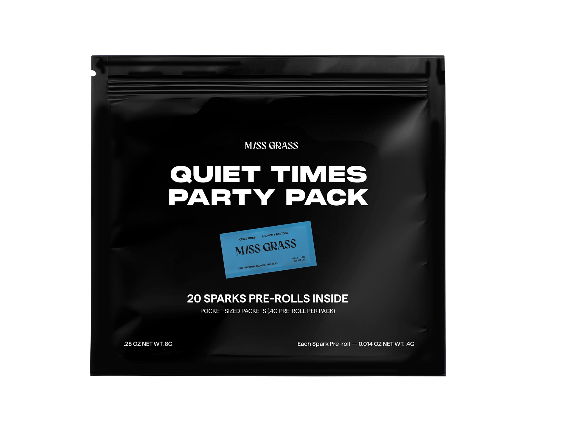 Photograph of product: Quiet Times | Sparks Party Pack |  .4g (20pk)