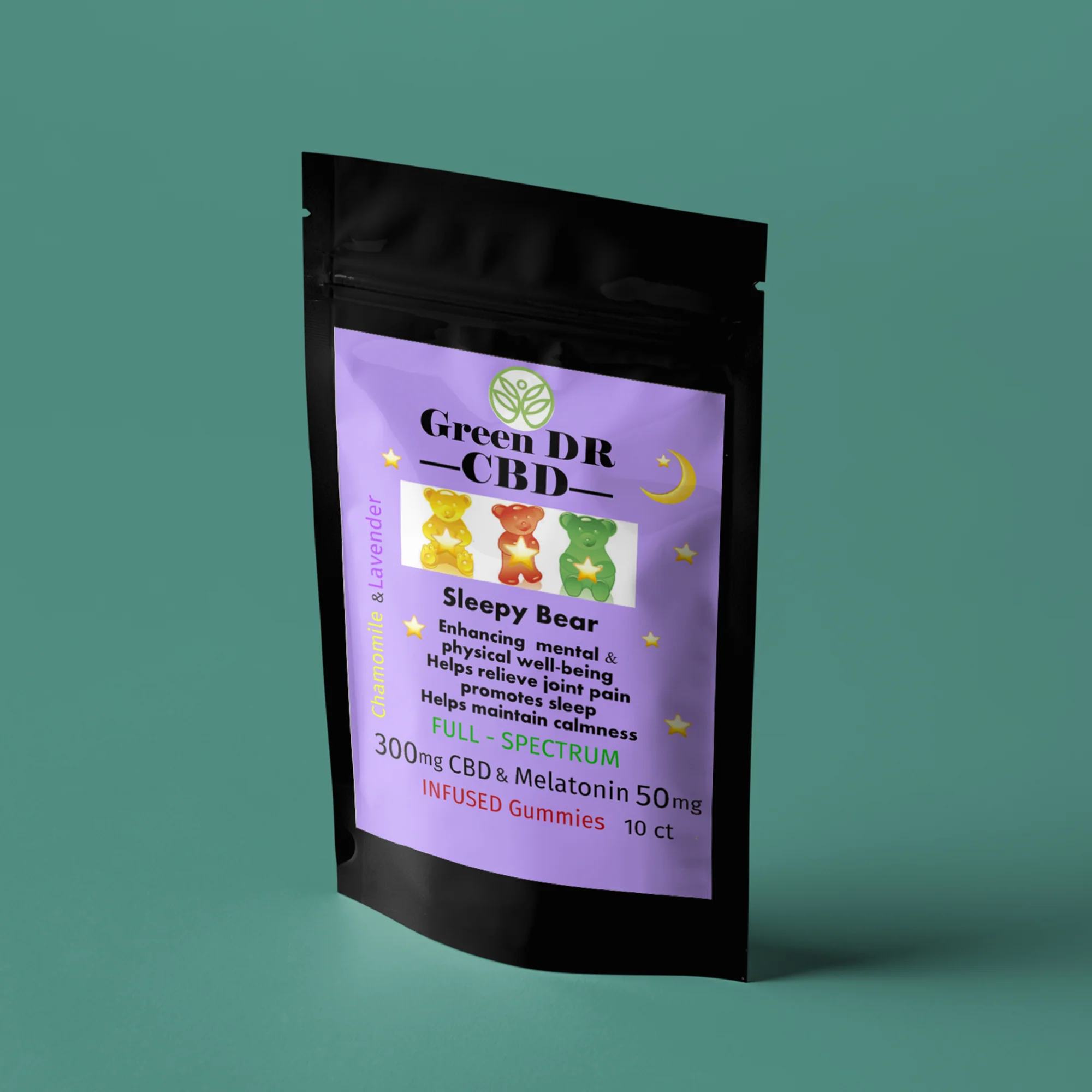 Photograph of product: CBN Gummy Bears CBD Gummies 600mg