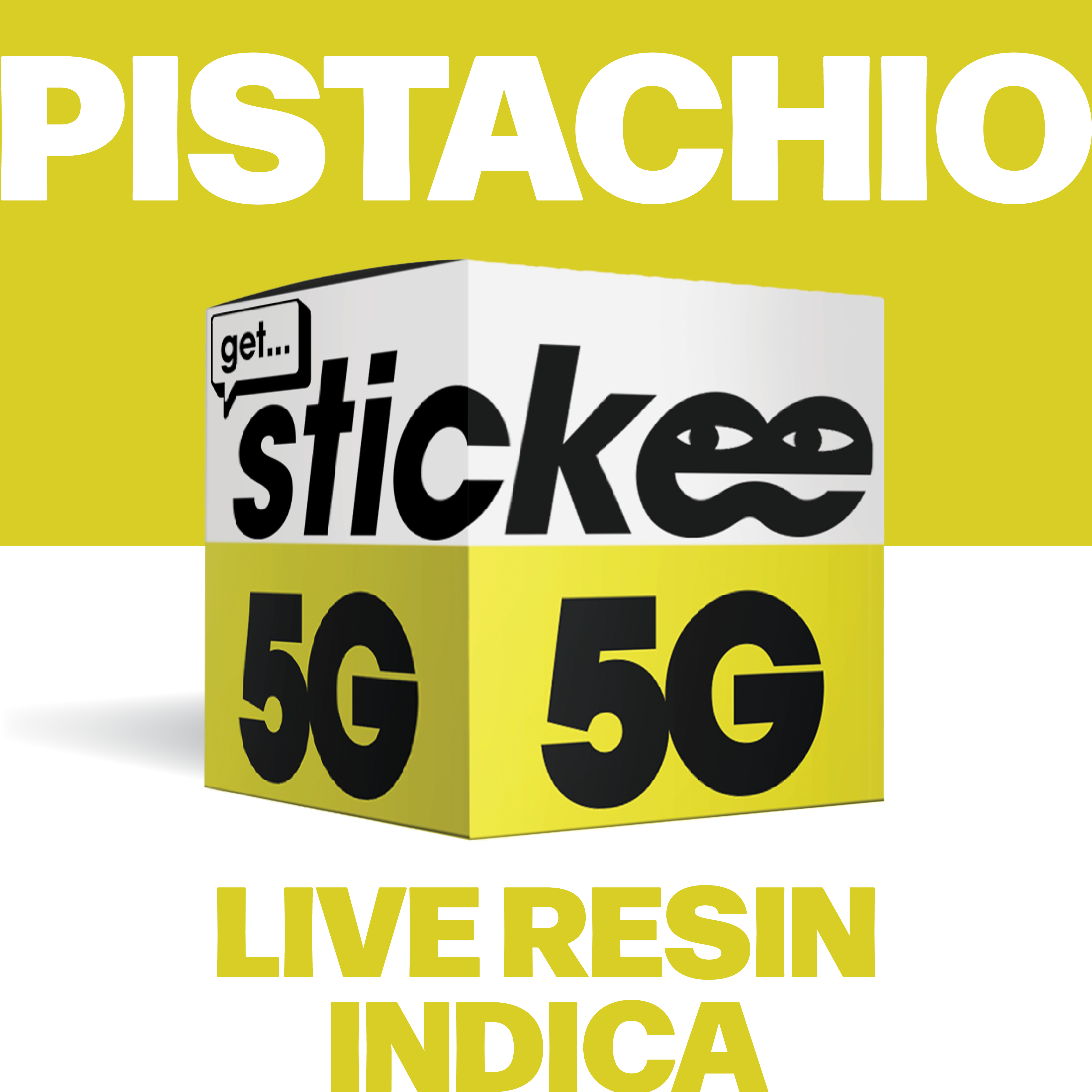 Photograph of product: STICKEE | Pistachio | 5G | Live Resin Concentrate