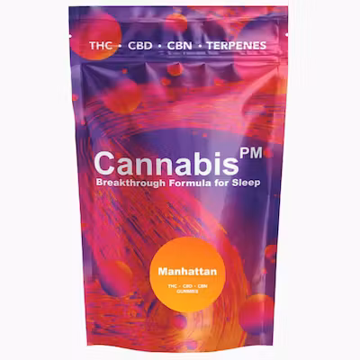 Photograph of Product: MANHATTAN GUMMIES - 50MG (1:1:1 THC:CBD:CBN)