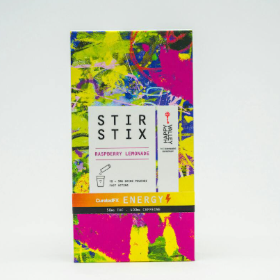 Photograph of product: 5mg | 10pk | ENERGY | Stir Stix | Raspberry Lemonade