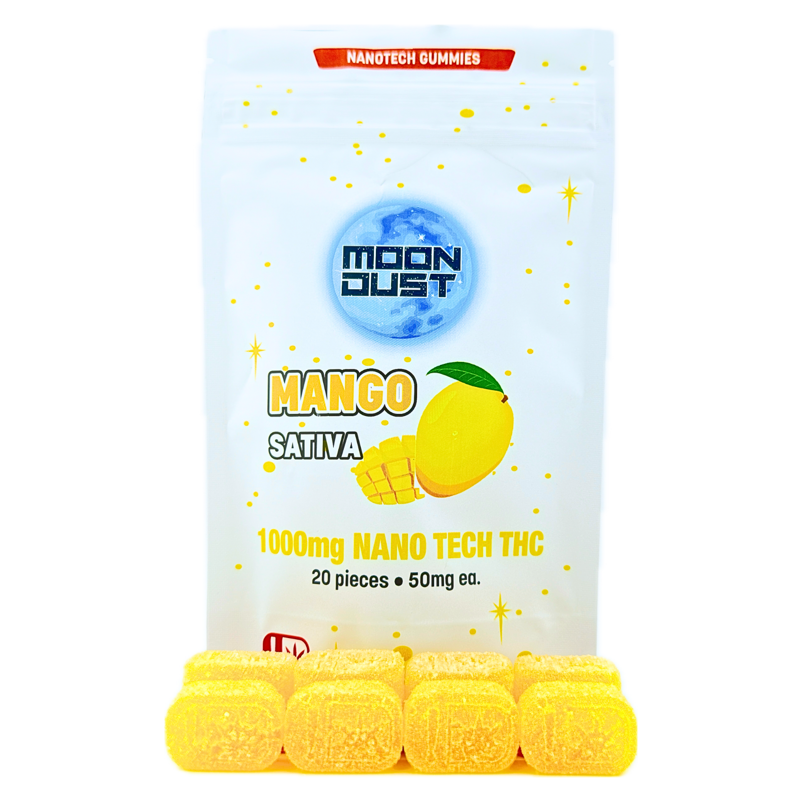 Photograph of product: Mango - Moon Dust Nano Gummies