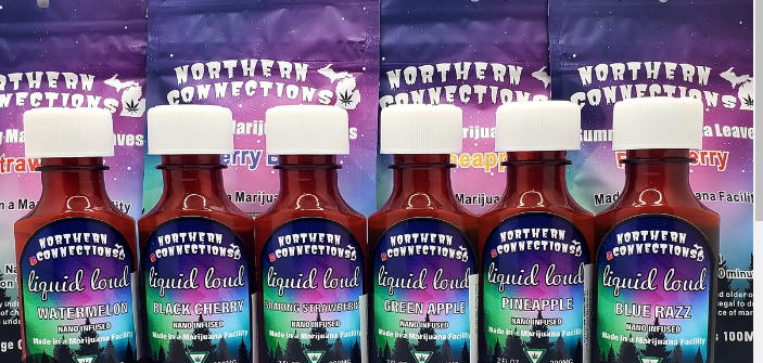 Photograph of Product: Northern Connections Liquid Loud- Peach Mango 200mg Syrup