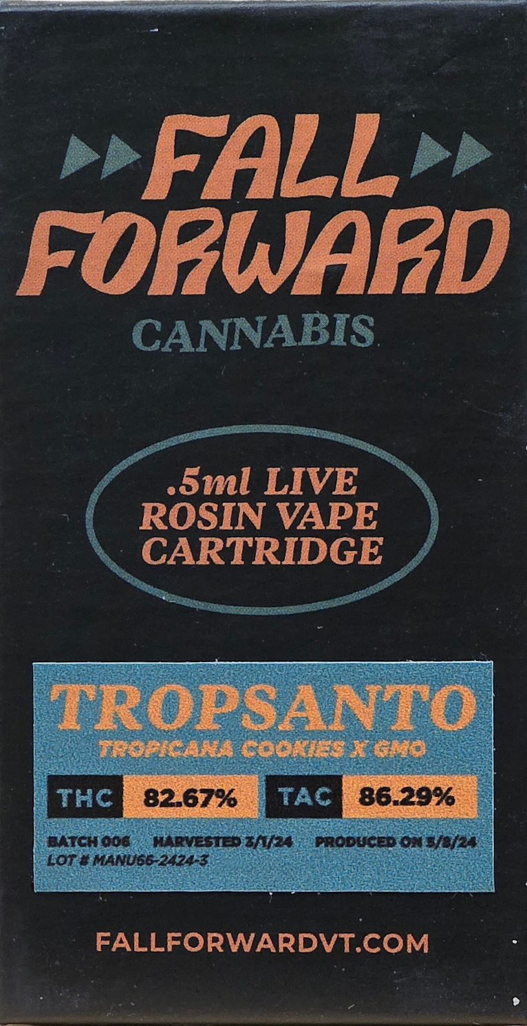 Photograph of Product: Fall Forward - Tropsanto - Live Rosin Cart