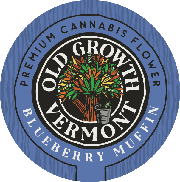 Photograph of product: Blueberry Muffin Pre-roll