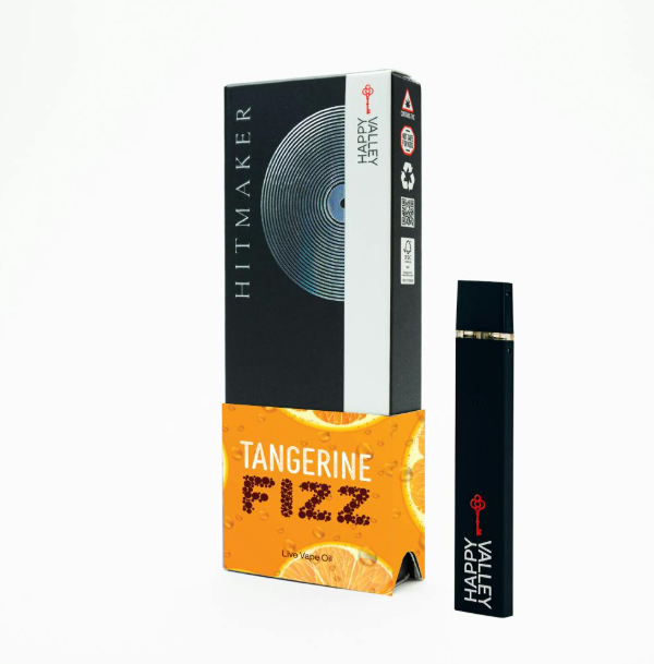 Photograph of product: Happy Valley Hitmaker Tangerine Fizz 1g Disposable