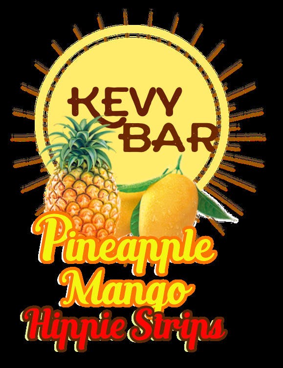 Photograph of product: Kevy Hippie Strips 200mg Pineapple Mango