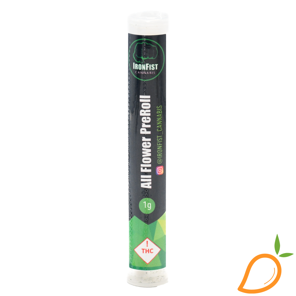 Photograph of product: 1g Cake Perm Preroll Iron Fist