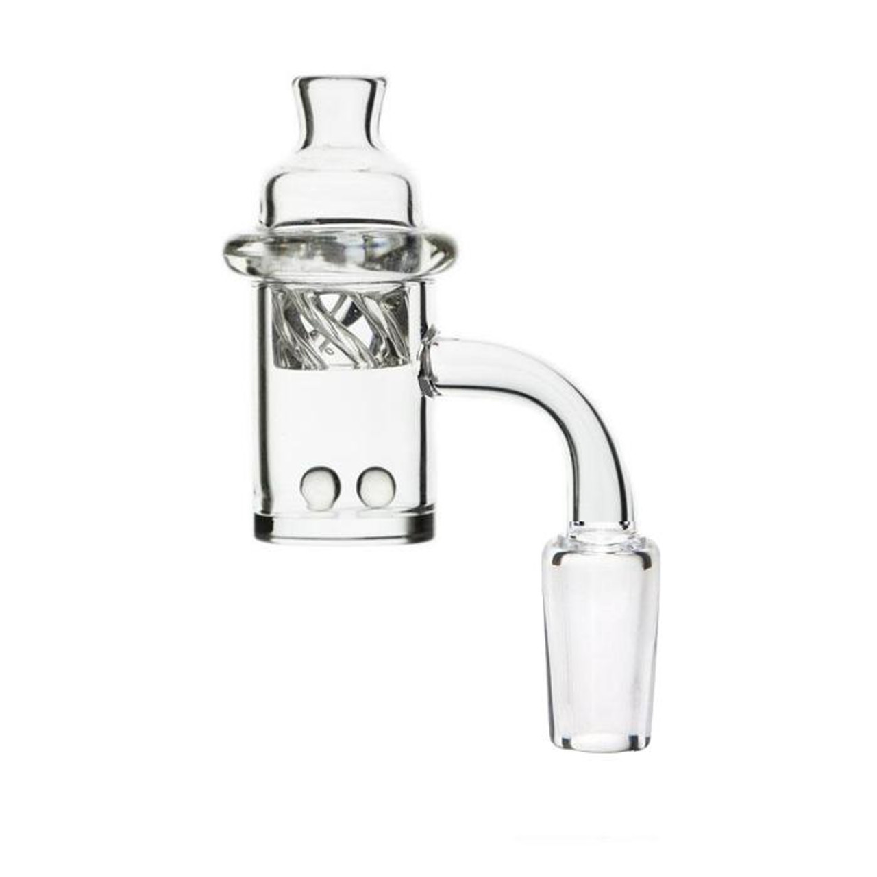 Photograph of product: Quartz Banger, Terp Pearls, & Carb Cap Combo  - (3 Piece Kit)