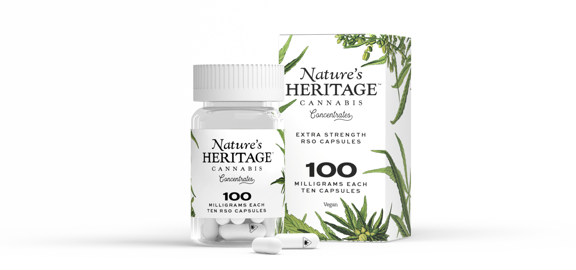 Photograph of Product: RSO Capsules 100mg