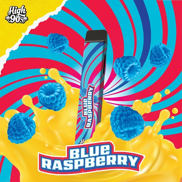 Photograph of Product: Blue Raspberry 1g All-In-One Vape - 