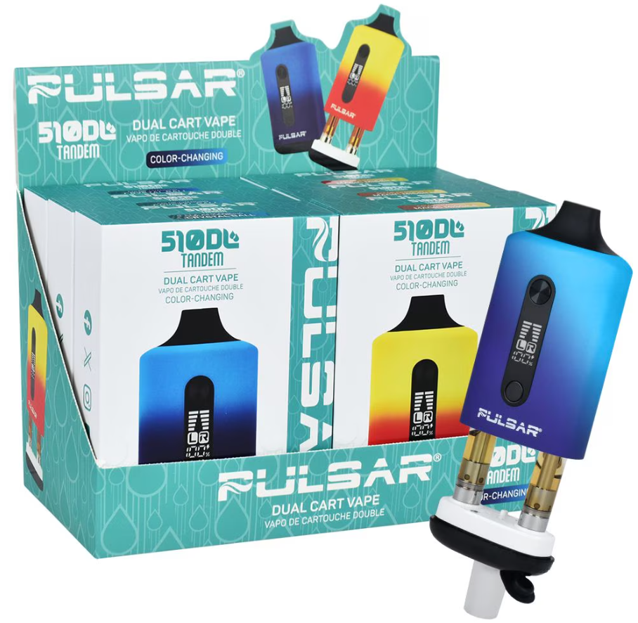 Photograph of product: Pulsar 510 Cart Tandem Thermo Series Dual Cart Vaporizer