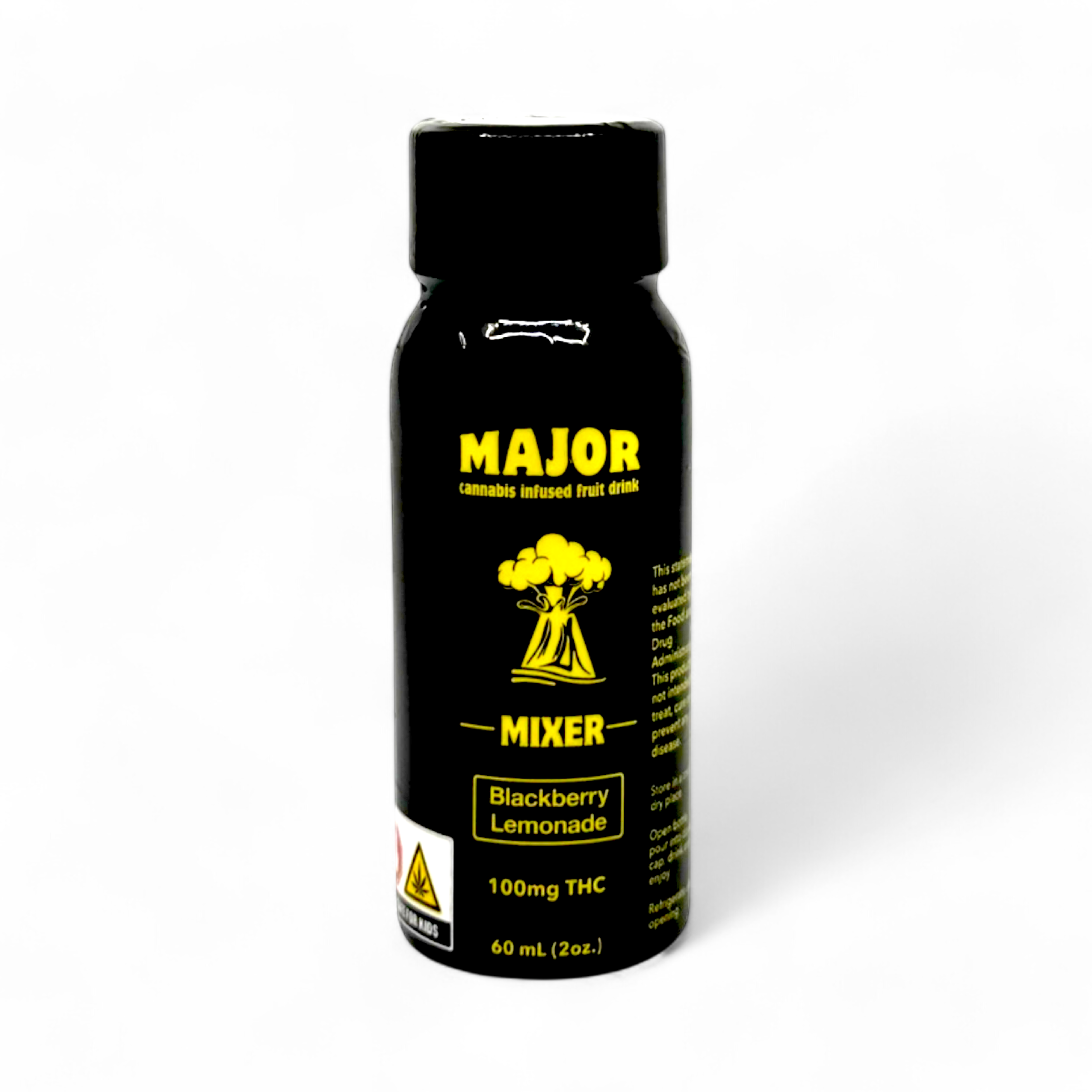 Photograph of product: THE ORIGINAL MAJOR 100MG SHOT - BLACKBERRY LEMONADE