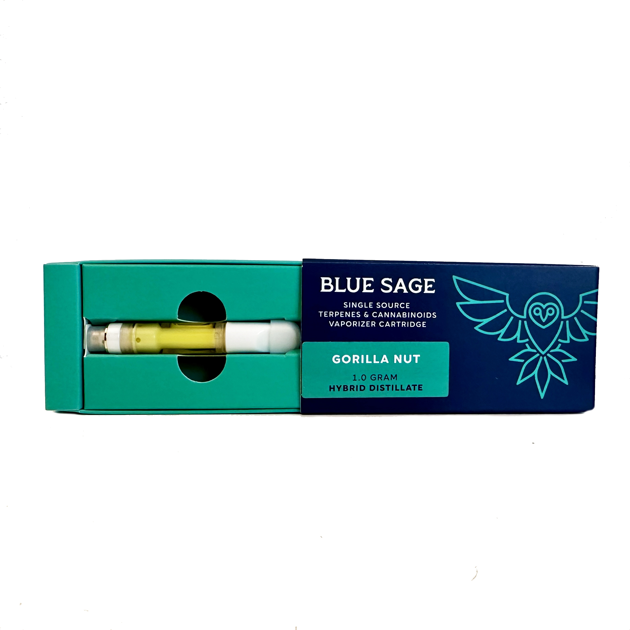 Photograph of product: Blue Sage - Distillate Cart - Gorilla Nut